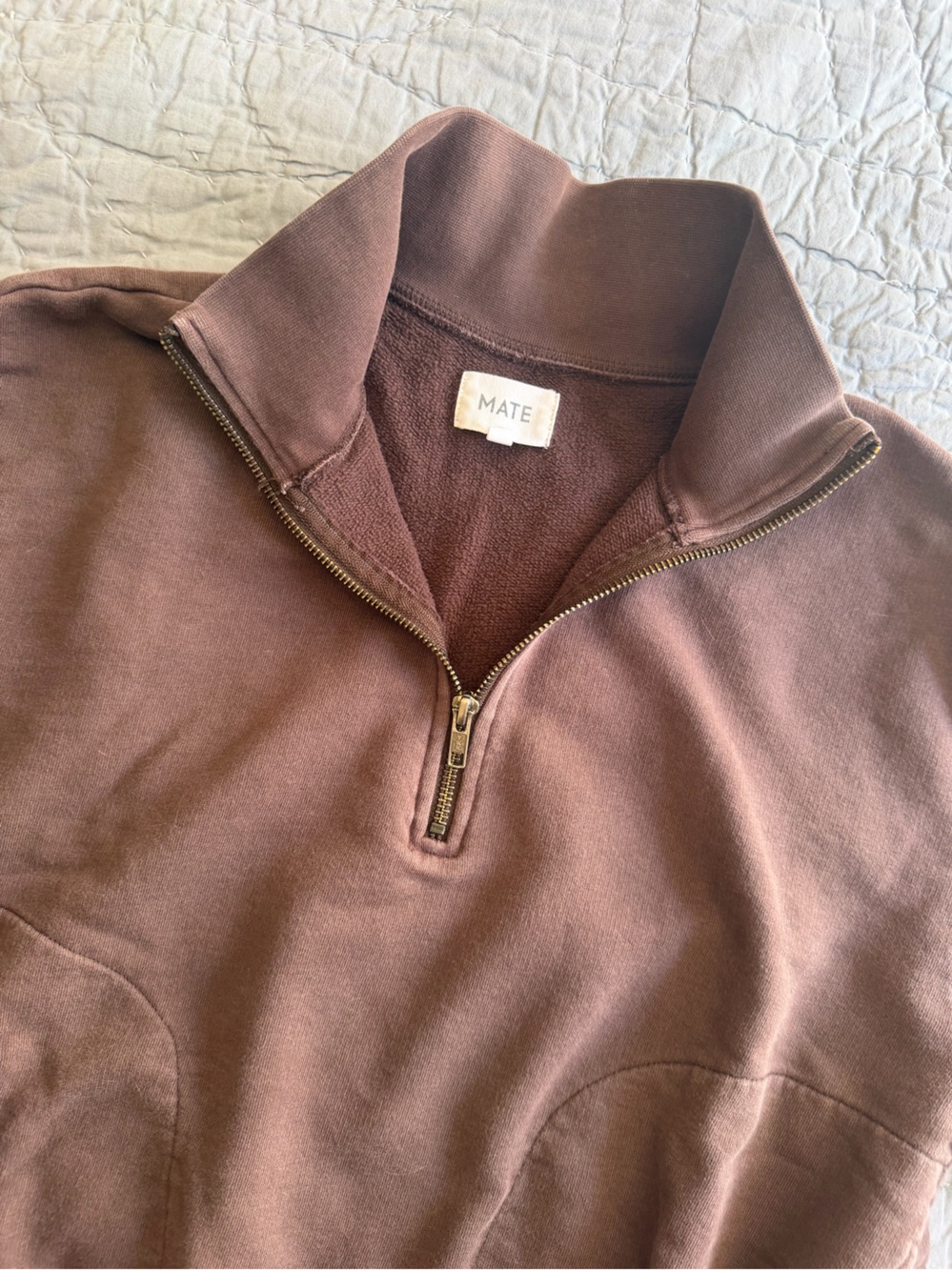 Mate the label 1/4 zip sweatshirt